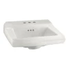 American Standard Comrade 20" Wall Mounted Porcelain Bathroom Sink