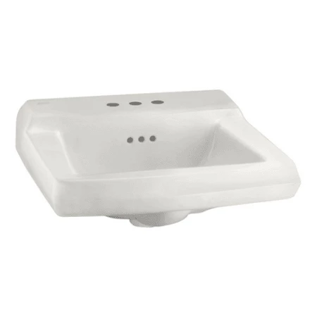 American Standard Comrade 20" Wall Mounted Porcelain Bathroom Sink