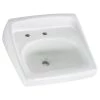 American Standard Lucerne 20-1/2" Wall Mounted Porcelain Bathroom Sink