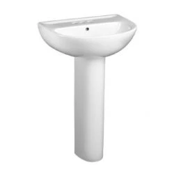 American Standard Evolution 24" Lavatory Sink with Single Faucet Hole - Less Pedestal