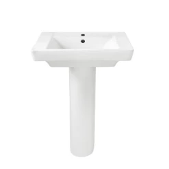 American Standard 24" Single Hole Bathroom Pedestal Sink from the Boulevard Series