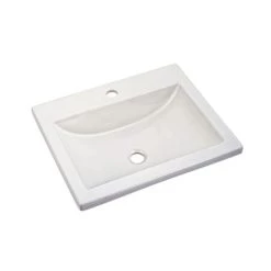 American Standard 21-1/4" Drop-In Bathroom Sink with 1 Hole Drilled and Overflow