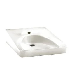 American Standard Wheelchair 20" Wall Mounted Porcelain Bathroom Sink