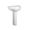 American Standard Evolution 21" Pedestal Lavatory Sink Combo with 4" Centers