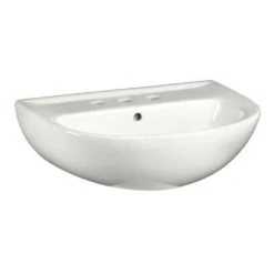 American Standard Evolution 24" Pedestal Lavatory Sink with 8" Centers