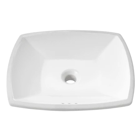 American Standard Edgemere 18-1/2" Undermount Vitreous China Bathroom Sink with Overflow - Image 2