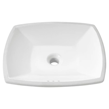 American Standard Edgemere 18-1/2" Undermount Vitreous China Bathroom Sink with Overflow