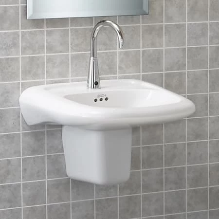 American Standard Murro 21-1/4" Wall Mounted Porcelain Bathroom Sink with EverClean Technology - Image 2