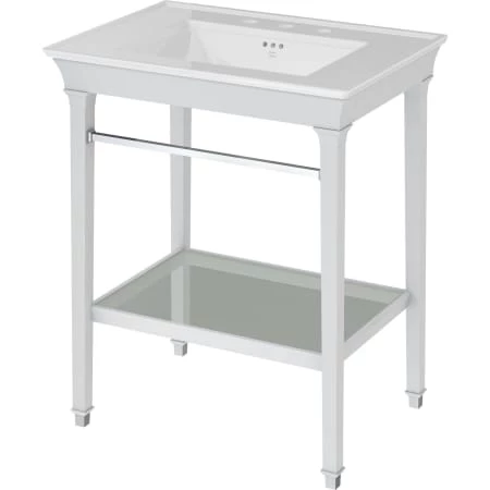 American Standard Town Square S Metal Lavatory Console Legs with Bottom Shelf - Image 4