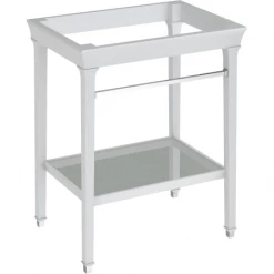 American Standard Town Square S Metal Lavatory Console Legs with Bottom Shelf
