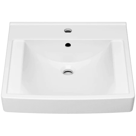American Standard Decorum 21" Wall Mounted Bathroom Sink with Overflow, Single Faucet Hole, and EverClean Glaze