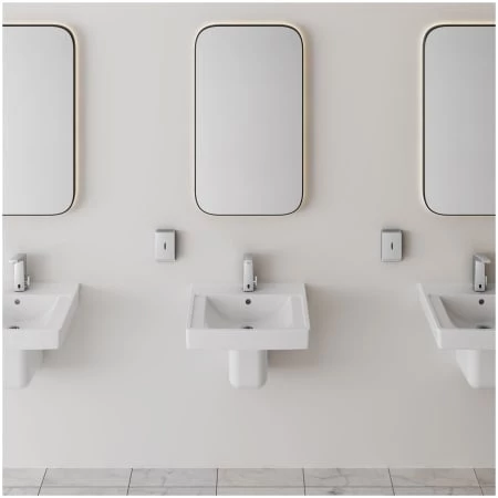 American Standard Decorum 21" Wall Mounted Bathroom Sink with Overflow, Single Faucet Hole, and EverClean Glaze - Image 5