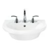 American Standard Tropic Petite 21" Pedestal Porcelain Bathroom Sink