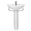 American Standard Ravenna Vitreous China Pedestal Sink with 8" Centers