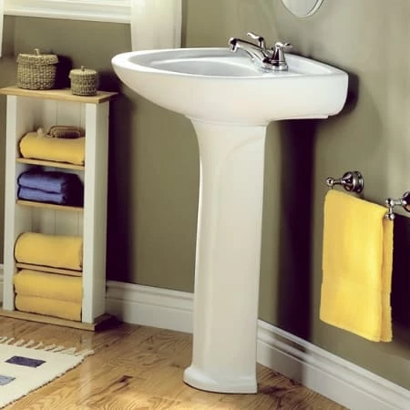 American Standard Colony / Cadet Vitreous China Pedestal Only - Image 4