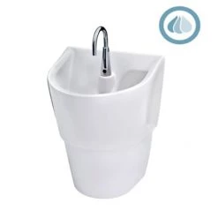 American Standard ICU 20" Wall Mounted Porcelain Bathroom Sink Only with EverClean Surface