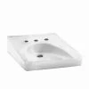 American Standard Wheelchair 20" Wall Mounted Porcelain Bathroom Sink