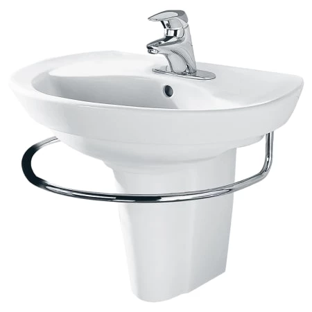 American Standard Ravenna 24-1/4" Pedestal Porcelain Bathroom Sink - Image 6